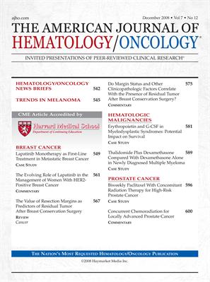 MPR Hematology/Oncology Edition